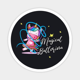 Magic Ballerina Unicorn Swing Strap Magnet